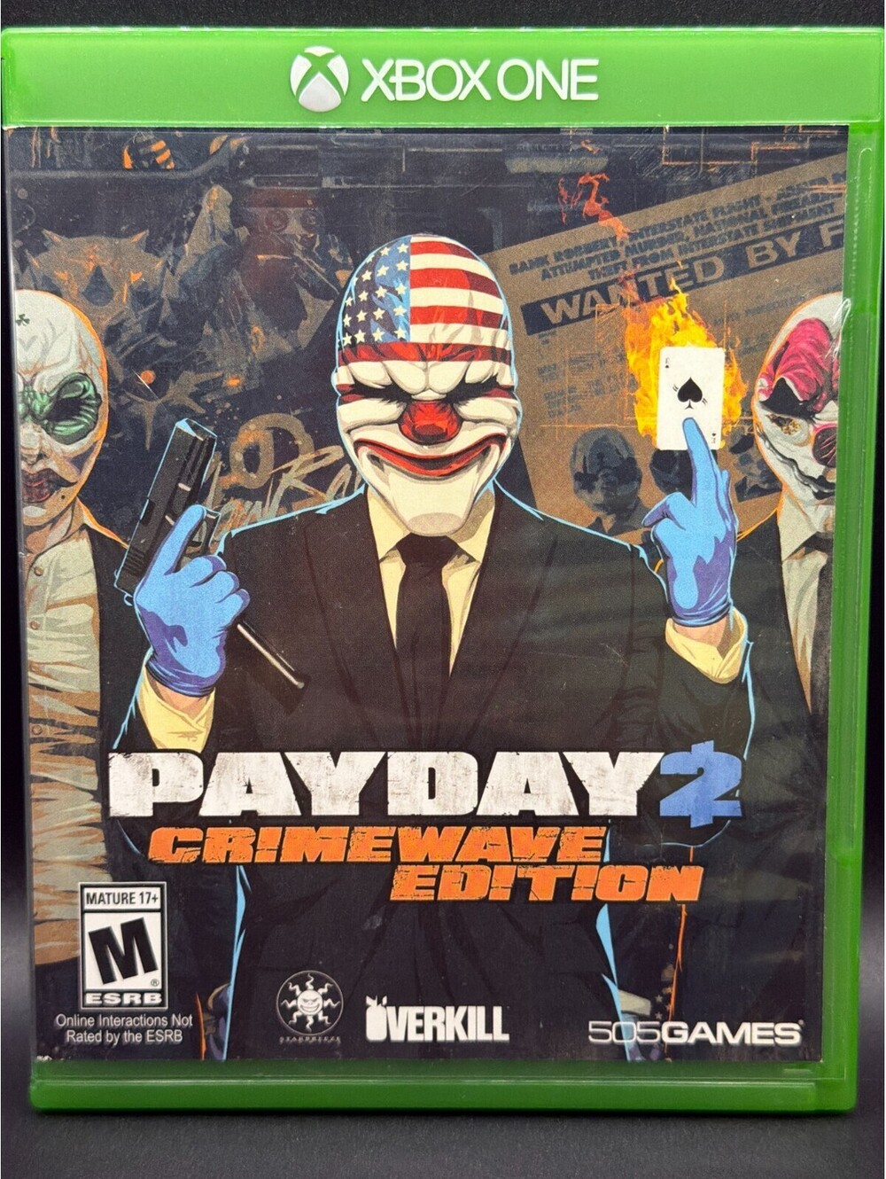 Payday 2: Crimewave Edition (Microsoft Xbox One, 2015) CIB Tested & Working